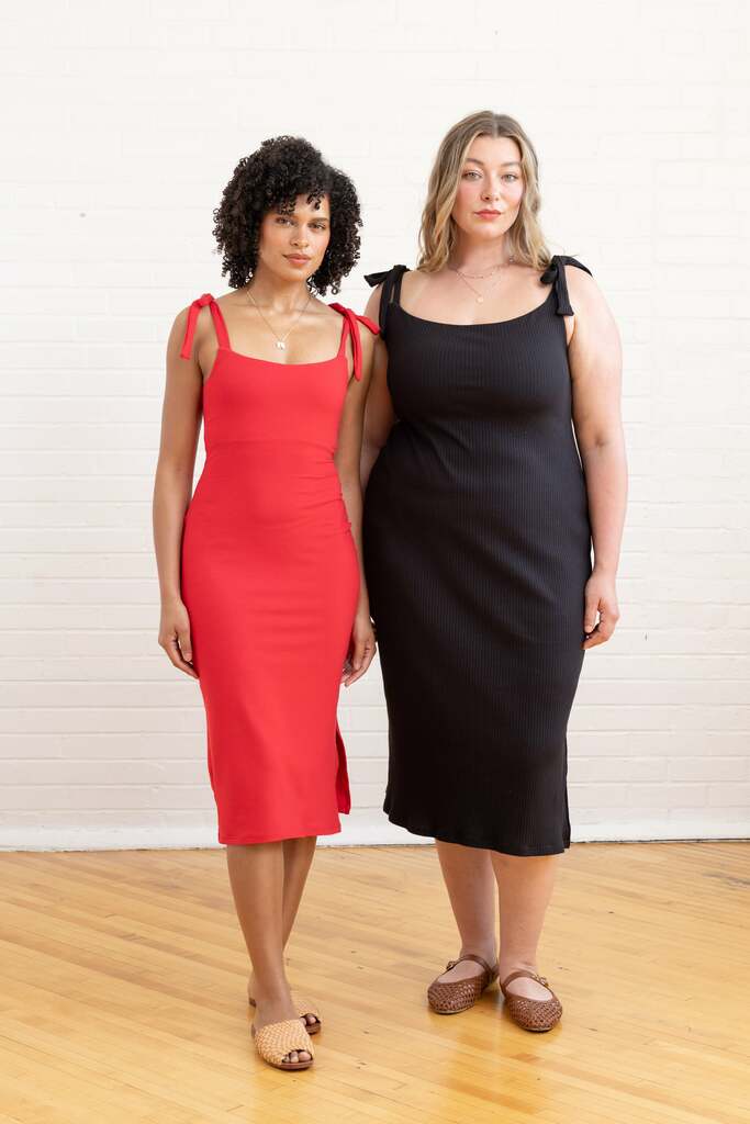Women modeling Citron bonus dresses