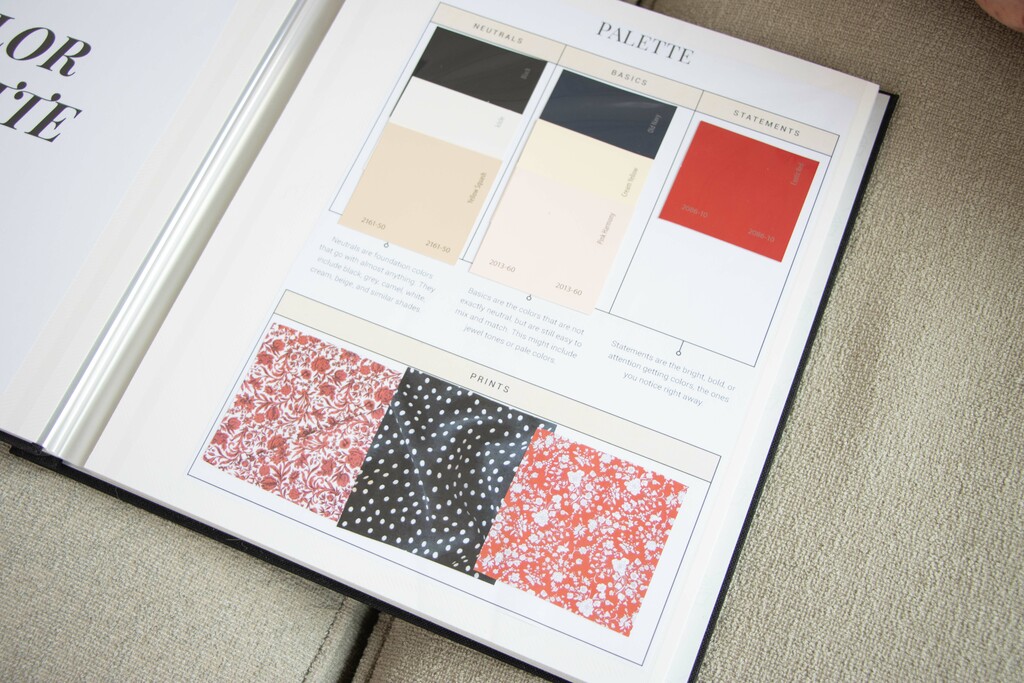 fabric swatches for color
