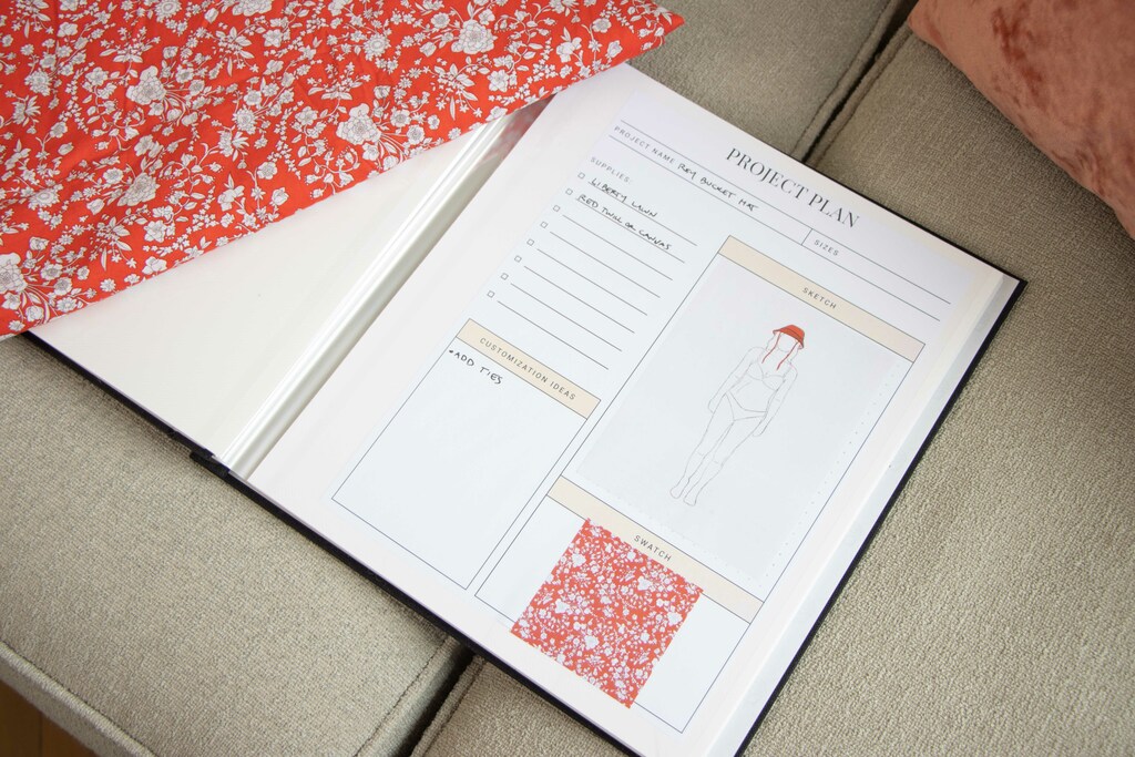 Rey bucket hat sketch