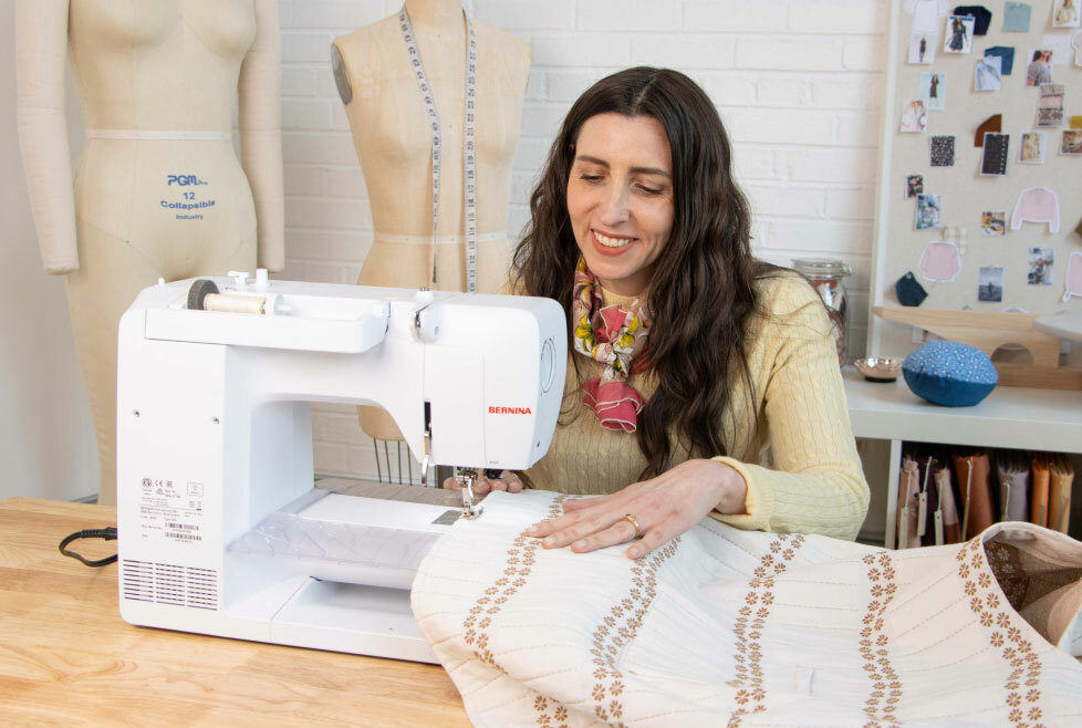 image-08: Sarai sewing