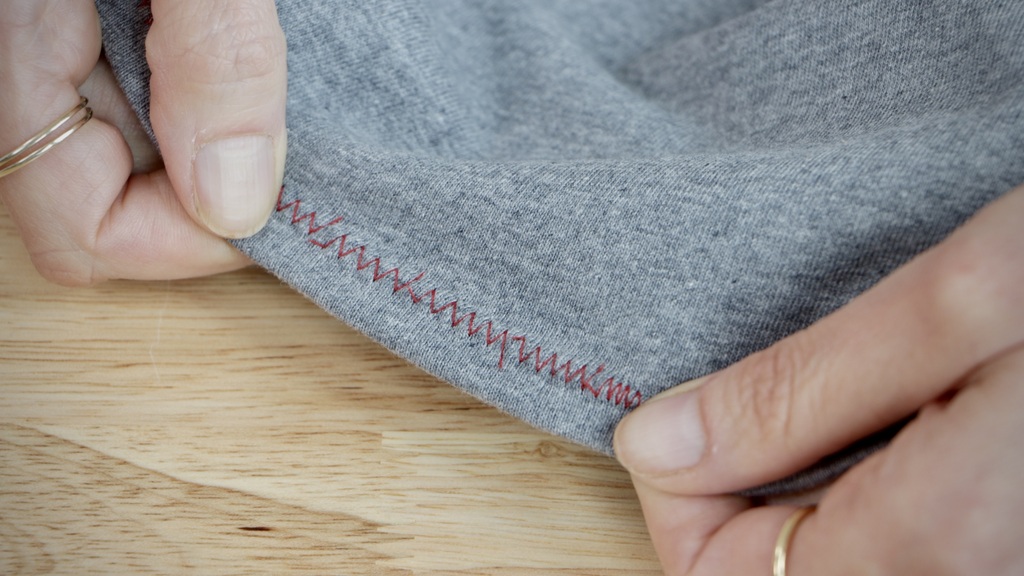 regular zigzag stitch