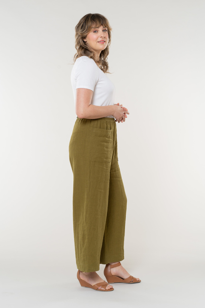 woman modeling Joss pants